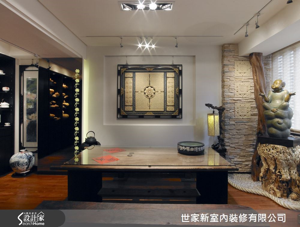 灯光辉映艺术收藏，如艺廊的43平小户型